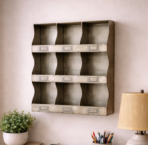 Metal pigeon hole shelving - pigeon,