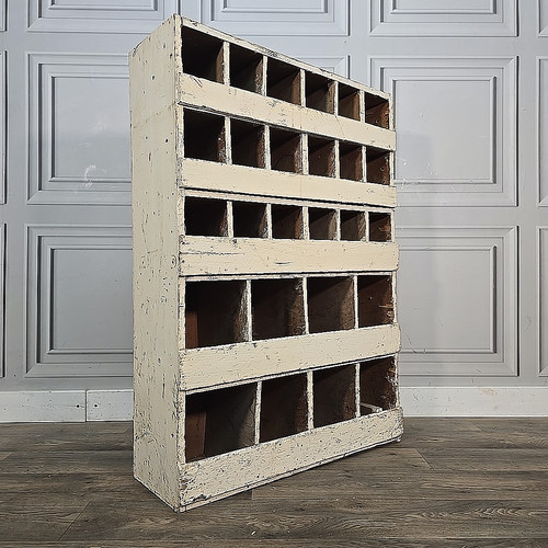 Vintage storage pigeon holes - storage,