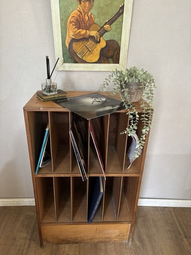 Midcentury pigeon holes file - pigeon,