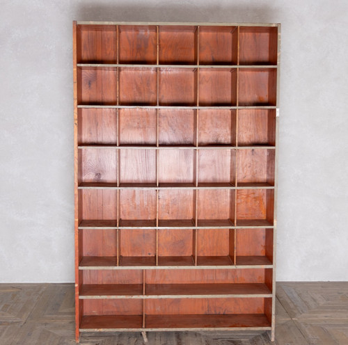 Vintage pine pigeon hole - vintage,