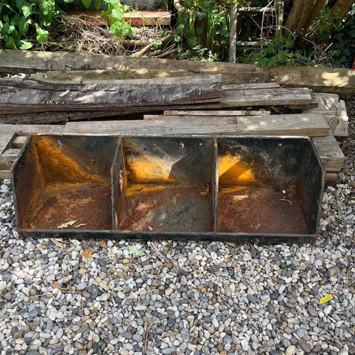 Industrial salvage metal wall - industrial,