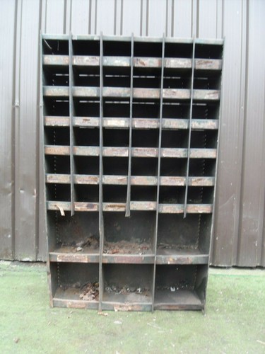 Vintage industrial shelving - vintage,