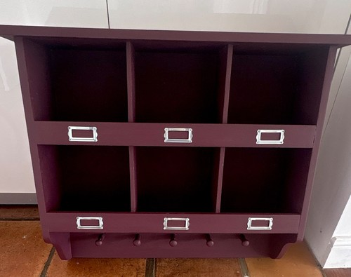 Wood pigeon hole shelf 6 - shelf,,