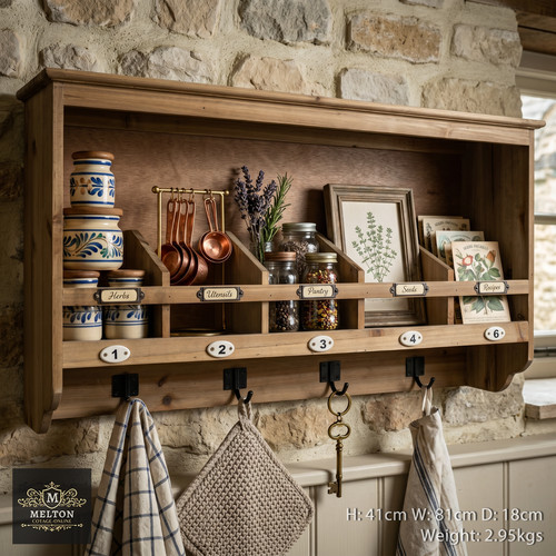 Coat hooks rustic wooden - coat,