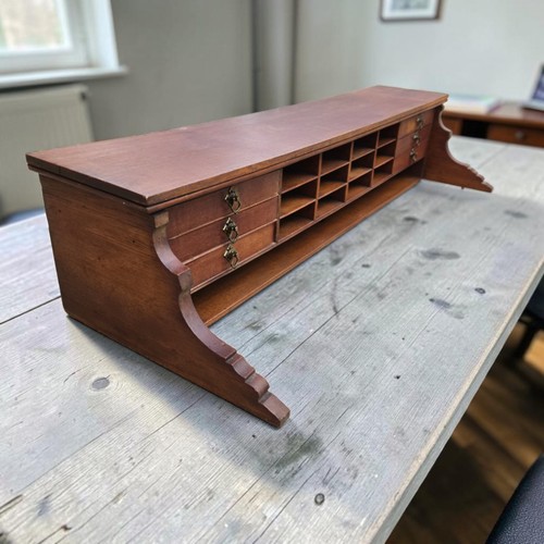 Antique oak desk - antique, top