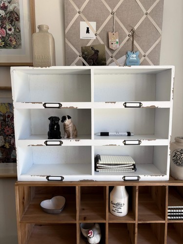 White wood pigeon - white, shelf