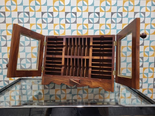 Vintage antique wooden desktop - vintage,