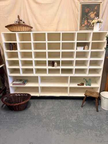 Big wood pigeon hole shelving - wood,