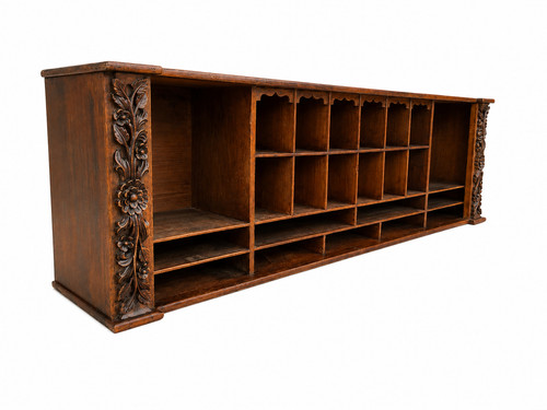 Antique large wooden oak - large,