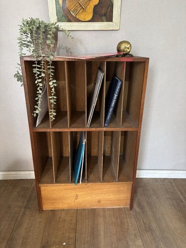 Midcentury pigeon holes file - midcentury,