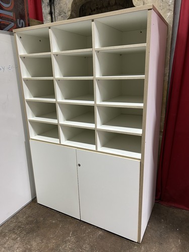 White office pigeon hole - white,
