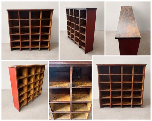 Vintage wooden pigeon hole - wooden,